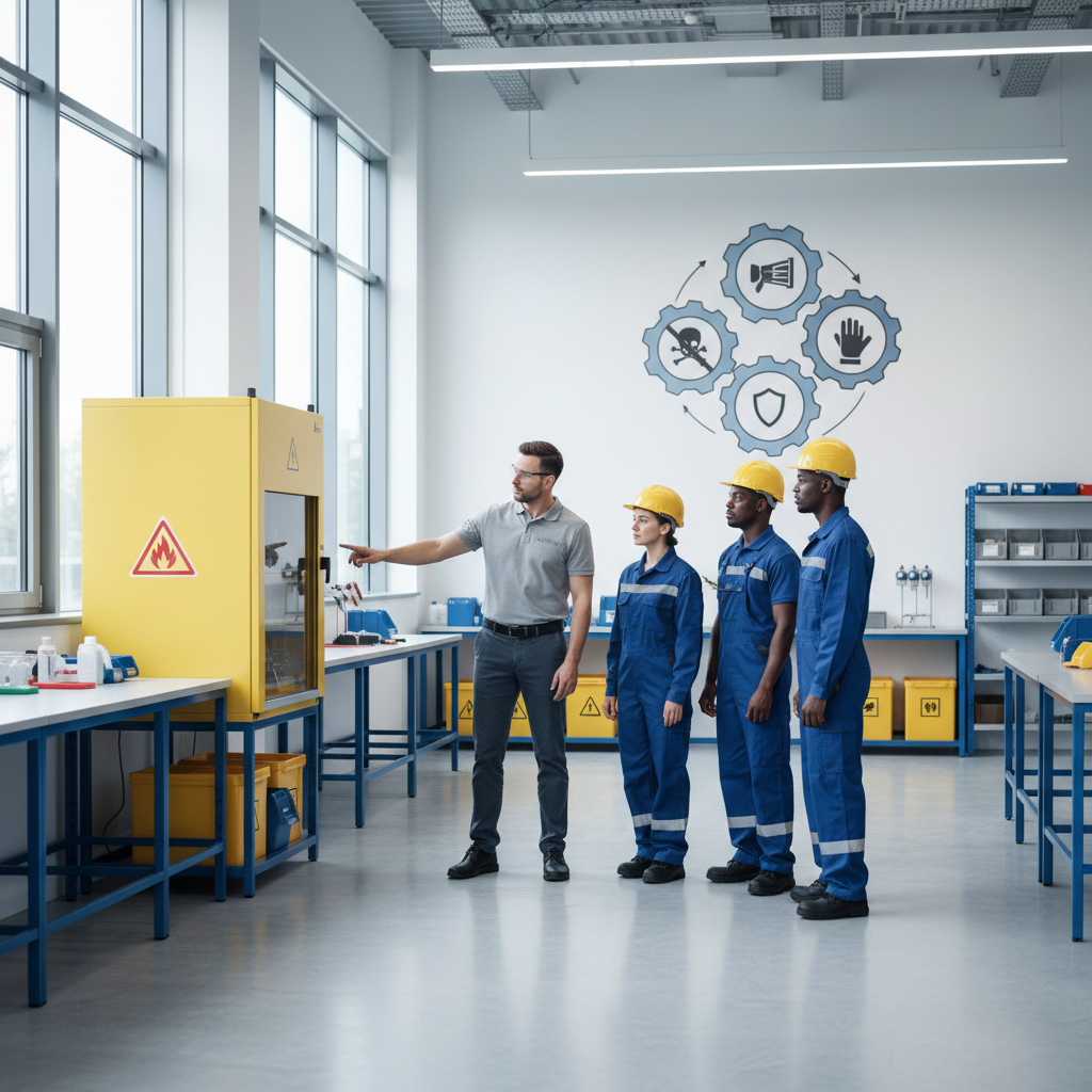 Gefahrstoffe in Werkstätten richtig lagern: Sicherheit und Gesundheit schützen